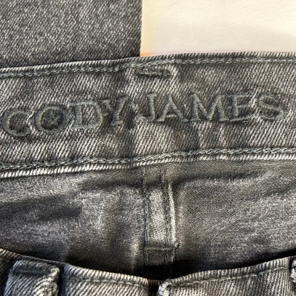 Cody James Black Jeans Men 31X34 Actual Inseam 32" Straight Leg Mid Rise Western - Picture 4 of 10